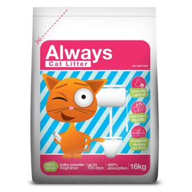 Areia Aglomerante Natural Always 16 kg