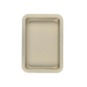 Tabuleiro Forno Aço Carbono 33X23Cm Dourada Chefe Kasa