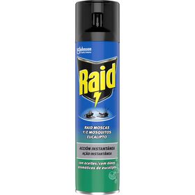 Inseticida Spray Moscas E Mosquitos Eucalipto Raid 400 ml