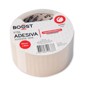 Fita Cola De Embalar 50Mmx50Mts Transparente Boost 1 Un