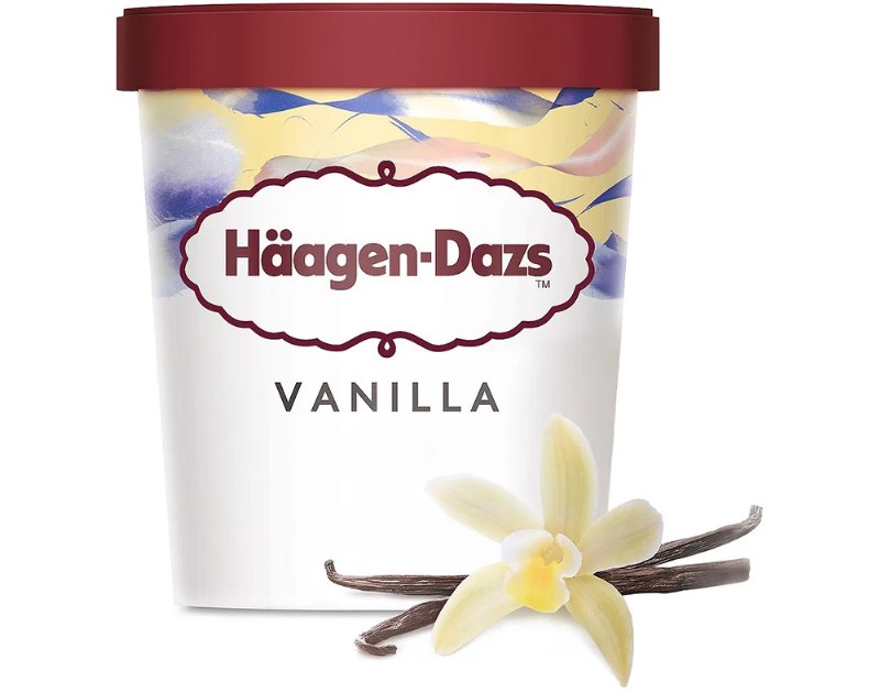 Gelado Häagen-Dazs Baunilha 460 ml