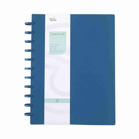 Caderno Smart Espiral A4 Pautado Azul Talia