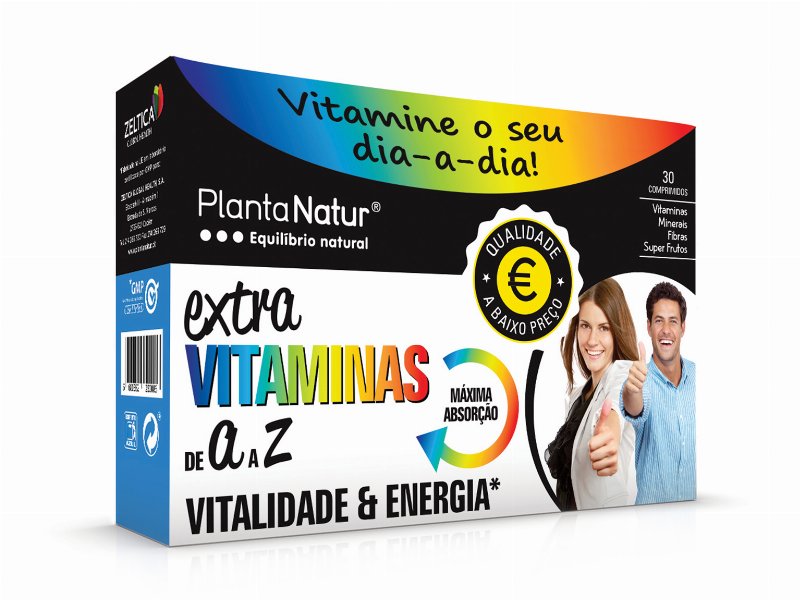 Suplemento Plantanatur Vitaminas A-Z 30 Comp