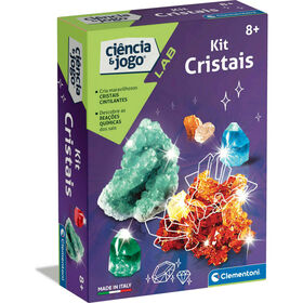 Clementoni - Kit Ciência & Jogo Cristais