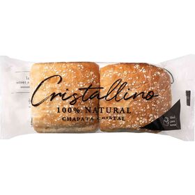 Pão Chapata Cristal Cristallino 2 Un