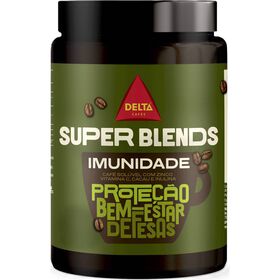 Café Solúvel Com Zinco Vitamina C, Cacau E Inulina Super Blends Delta 200 gr