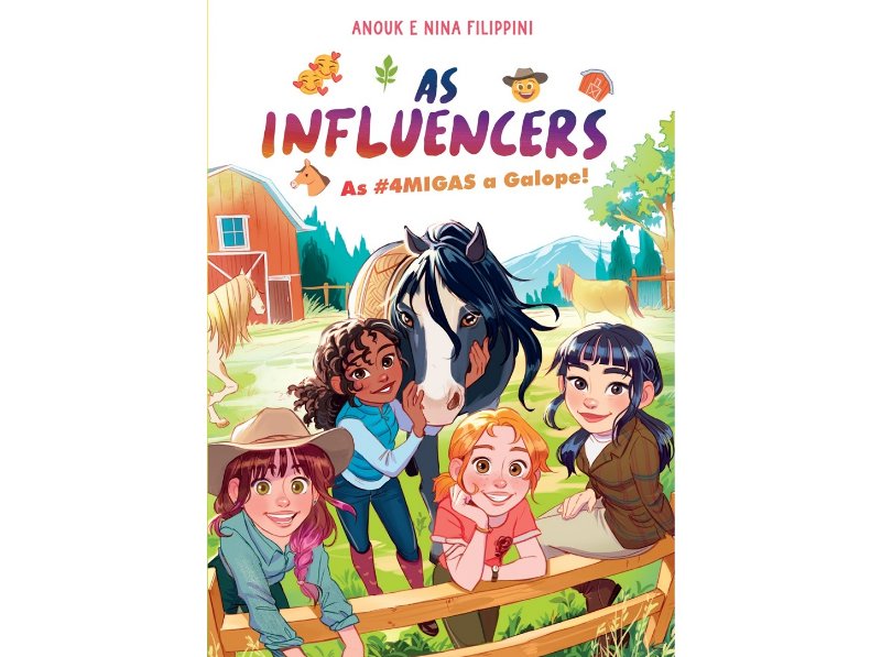 Livro As Influencers 6 - As #4 Amigas A Galope!