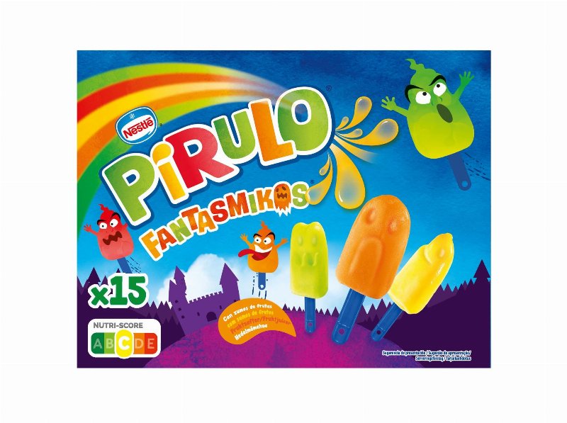 Gelado Nestlé Pirulo Fantasmikos 15X15 ml