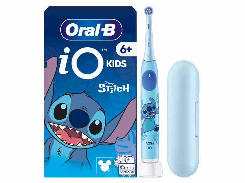 Escova Elétrica Oral-B Io Kids 6+ Stitch Travel Edition