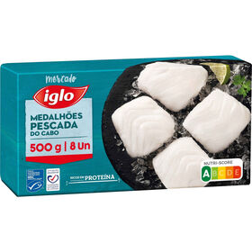 Medalhões De Pescada Do Cabo Ultracongelada Iglo 500 gr