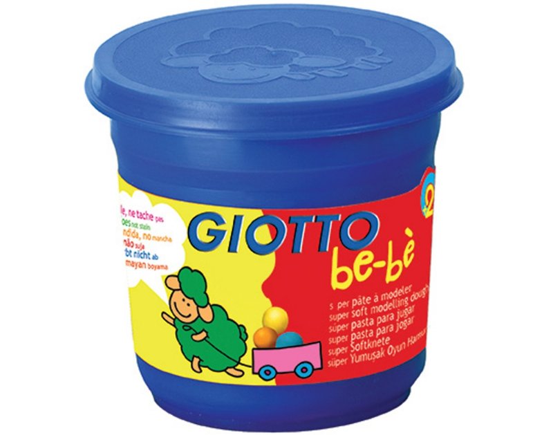 Pasta Modelar Giotto Be-Bé Azul Escuro 220 g