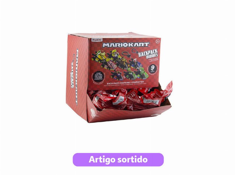 Backpack Buddies Mario Kart Modelos Sortidos