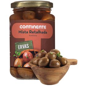 Azeitona Mista Retalhada Continente 210 gr