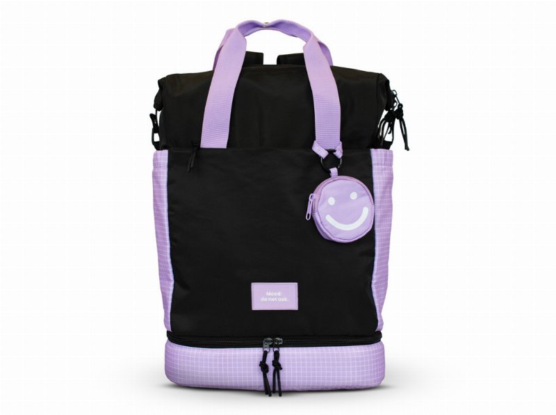 Mochila Firmo Eco Mood Check Preto 31X49X15Cm