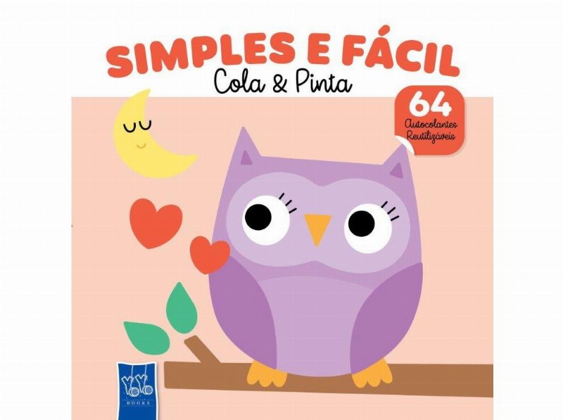 Livro Simples E Fácil - Cola & Pinta - Coruja