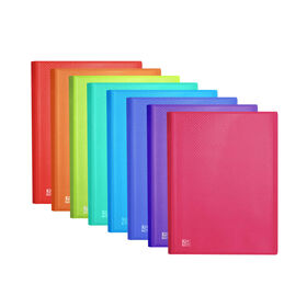 Portefólio Com 100 Bolsas A4 (Várias Cores) Oxford