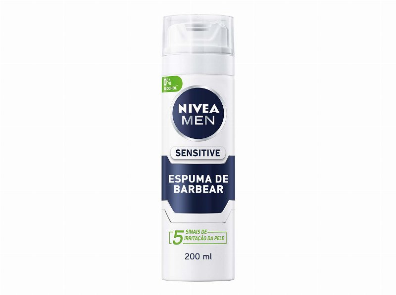 Espuma De Barbear Sensitive Nivea Men 200 ml