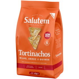 Tortinachos Milho, Arroz E Quinoa Salutem 60 gr