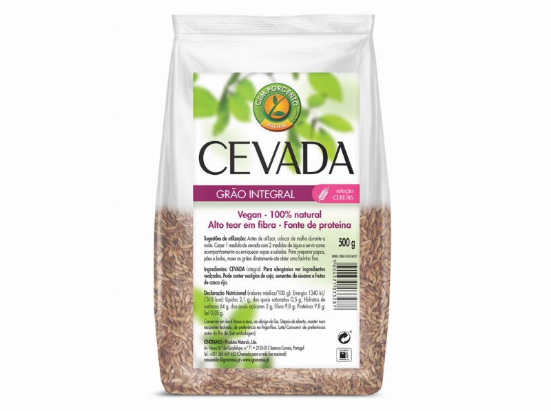 Cevada Cem Porcento Grão 500 g
