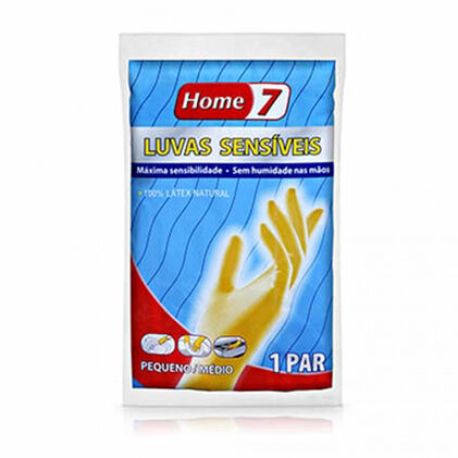 Luvas Sensíveis Médias/Grandes Home 7 1Un
