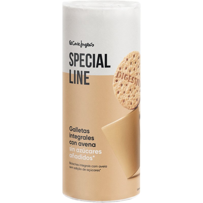 Bolachas Integrais Com Aveia Sem Adição De Açúcares 215 g