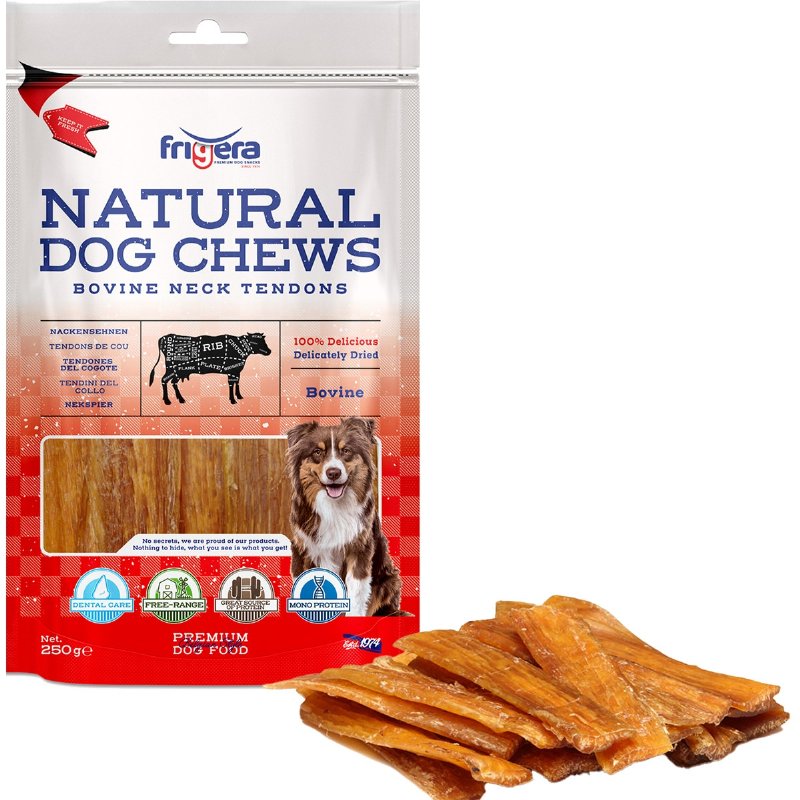 Snack Natural Para Cão Tendão Pés De Vaca 250 g