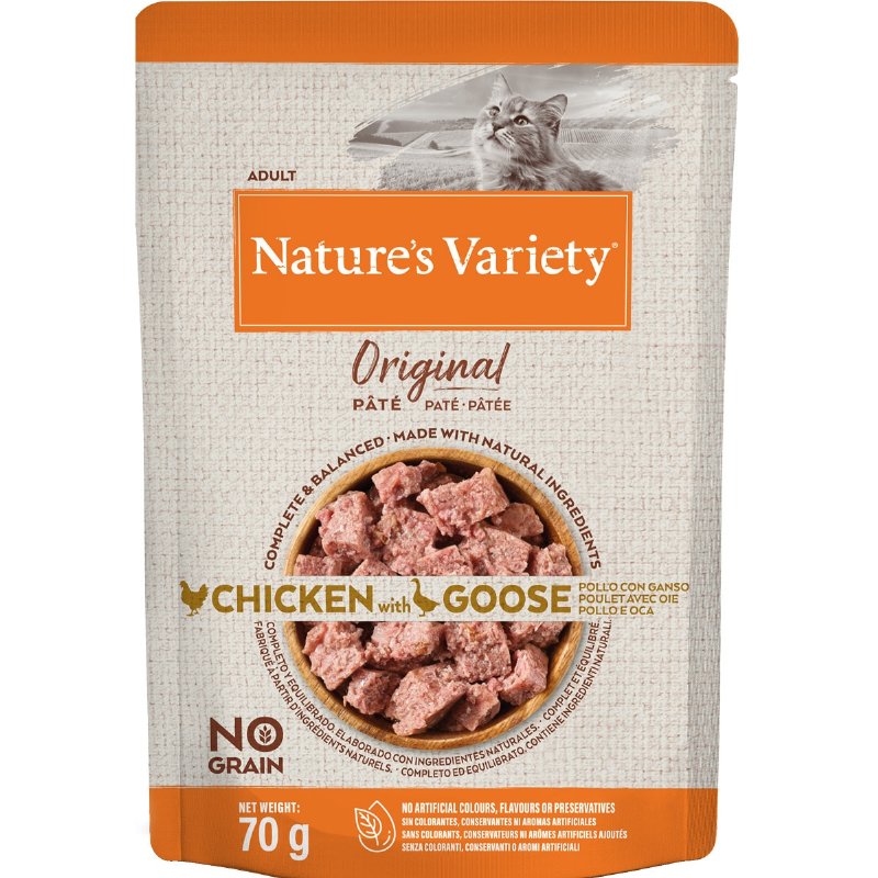 Comida Húmida Para Gato Adulto Original De Frango E Ganso 70 g