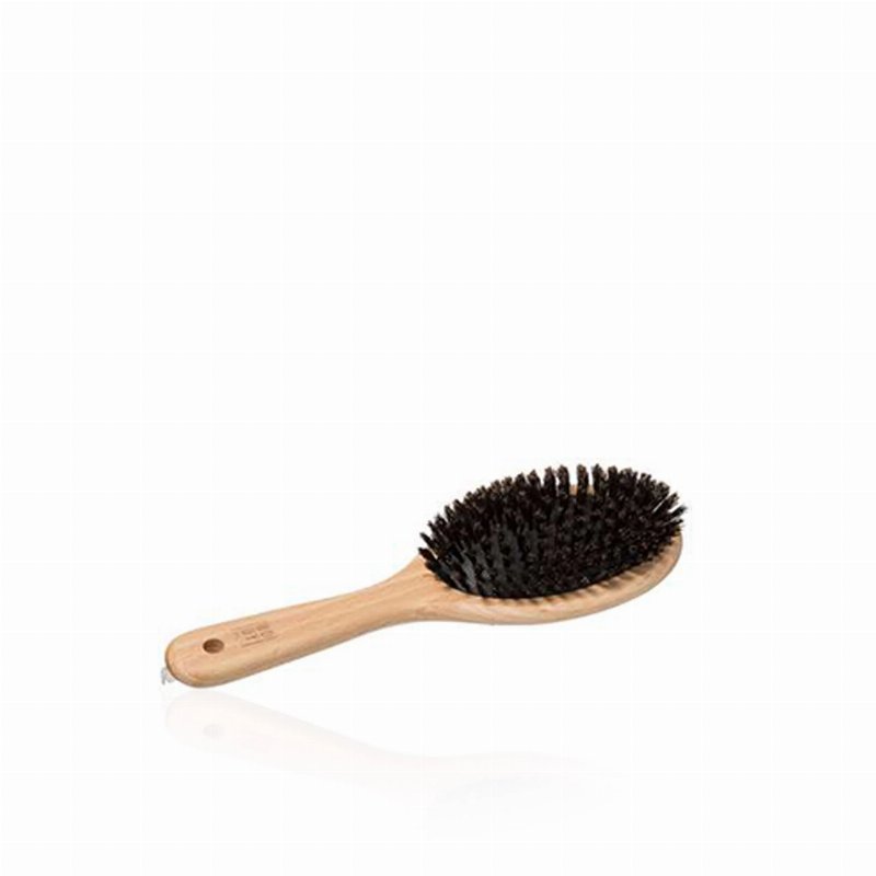 Hkh Escova De Cabelo Oval Em Madeira