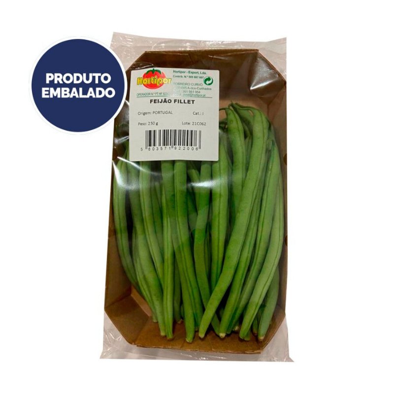 Feijão Verde Filetes Embalado Nossa Fruta E Legumes 0.25Kg