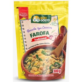 Farofa Caseira Tradicional Bom Gosto 300 gr