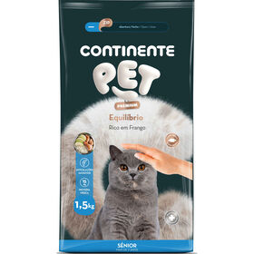 Ração Para Gato Sénior Frango Continente Pet Premium 1,5 kg