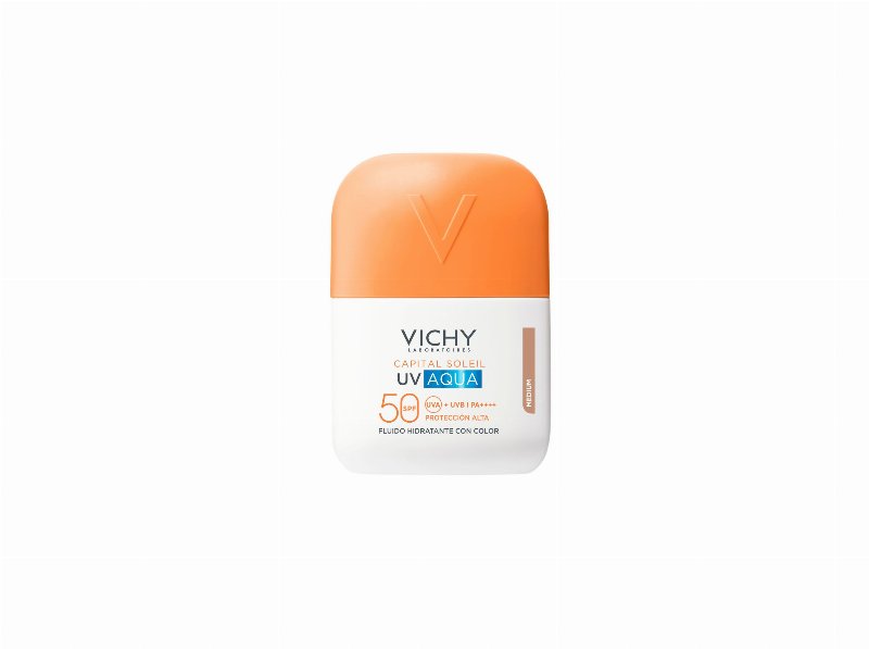 Fluído Com Cor Vichy Capital Soleil Uv Aqua Méd 50 ml