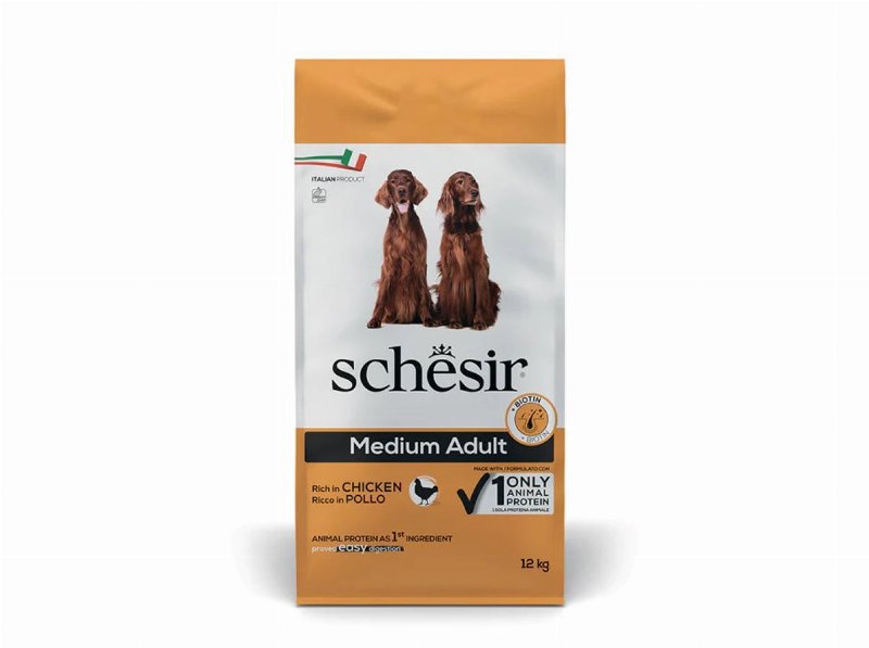 Ração Para Cão Schesir Médio Frango 12 kg