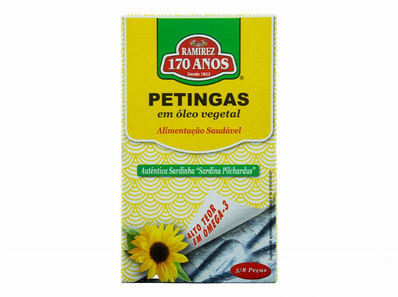 Sardinha Petinga Ramirez Em Óleo 90(63)G