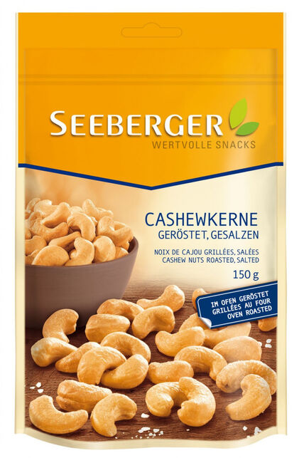 Caju Tostado Com Sal Seeberger 0.15Kg