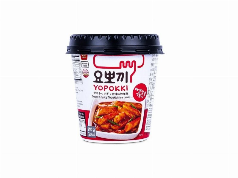 Topokki Bolo De Arroz Yopokki Doce E Picante 140 g