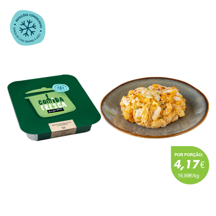 Bacalhau Com Natas E Camarão Comida Fresca 1.5Kg