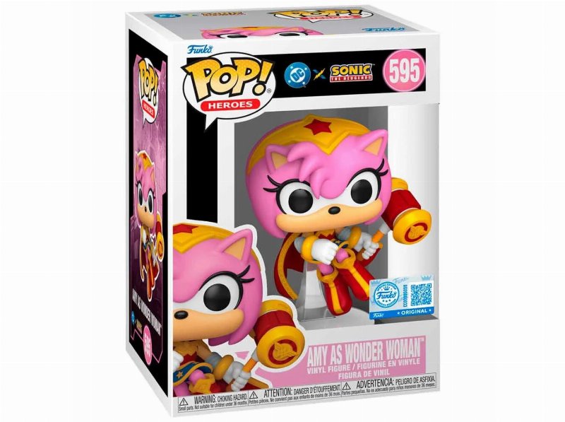 Figura Funko Pop Heroes: Jla & Sonic- Amy R
