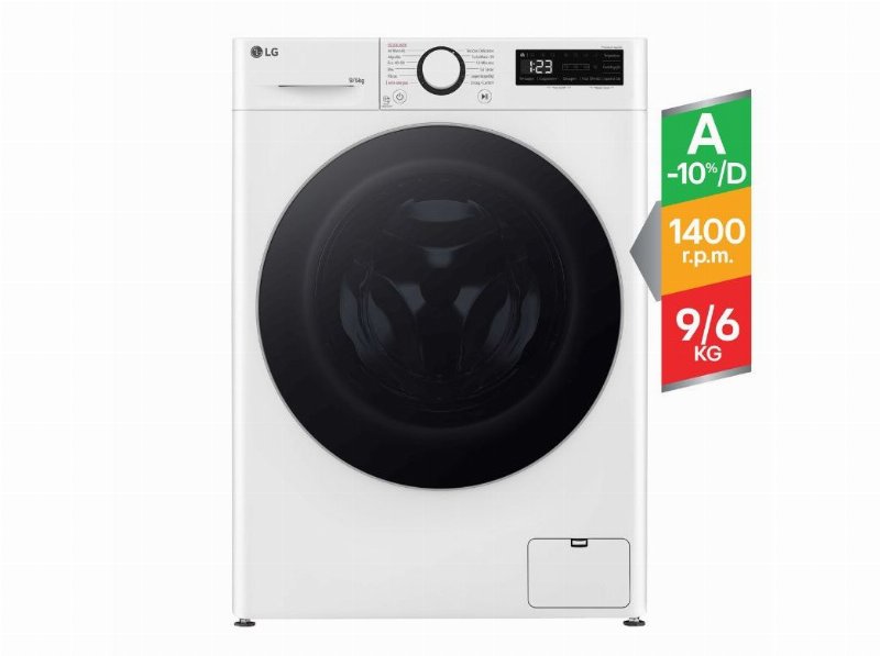 Máquina De Lavar E Secar Roupa Lg F4Dr509S1W (9/6 kg D Branco)