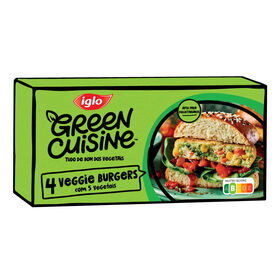 Mini Hambúrgueres De Vegetais Iglo Green Cuisine 454 gr (4 Un)