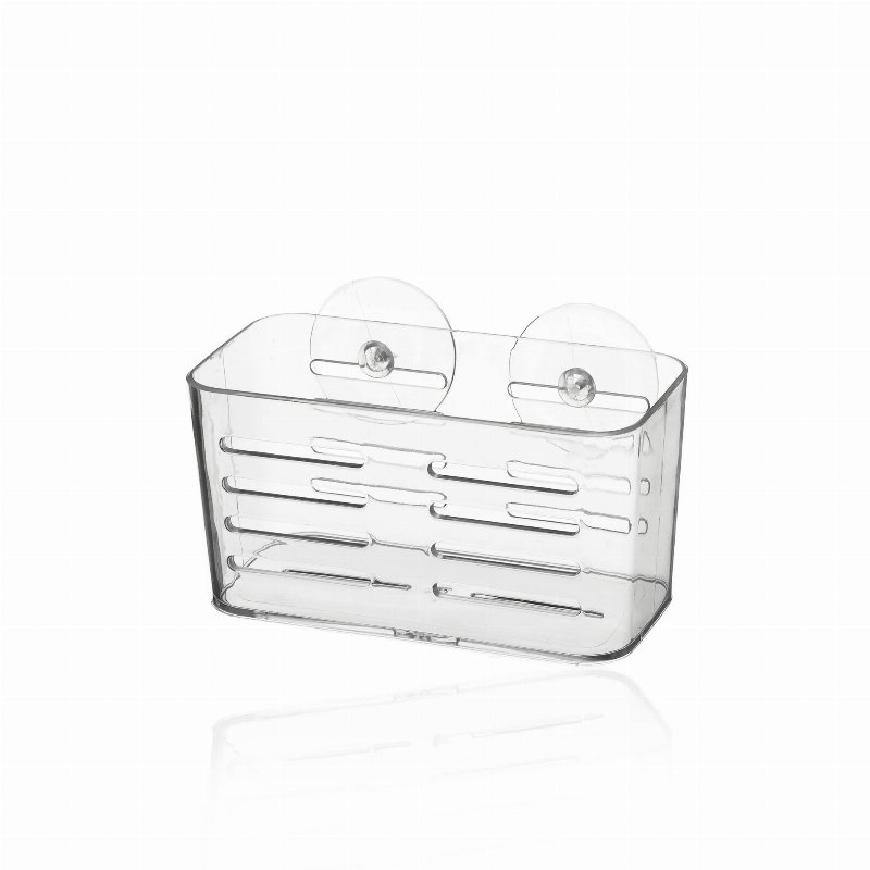 Cesto Wc Com Ventosas Transparente