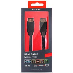 Cabo Hdmi Tv 1,5 Mts Preto Metronic 1 Un