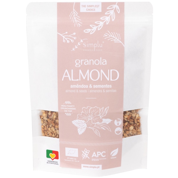 Granola Com Amêndoa E Sementes Vegan Sem Glúten Biológica 300 g