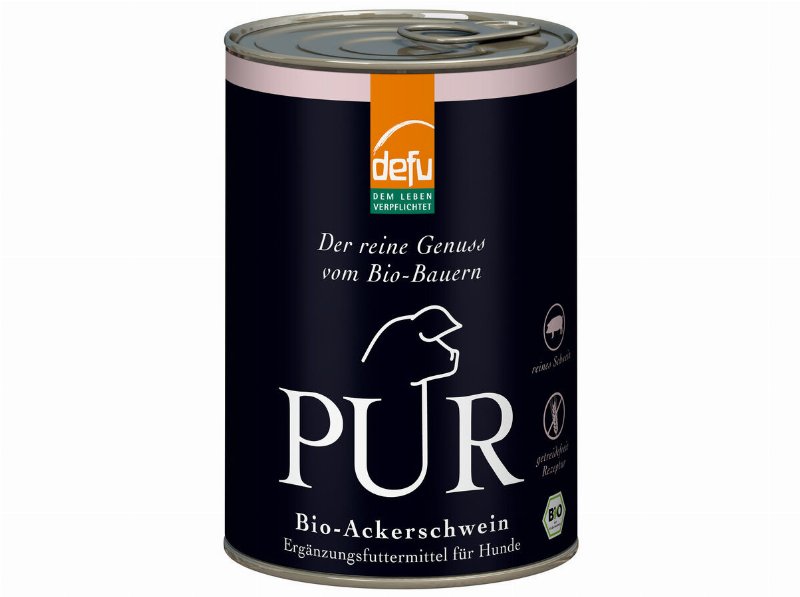 Comida Húmida Cão Bio Defu Suíno Premium Lata 400 g Df