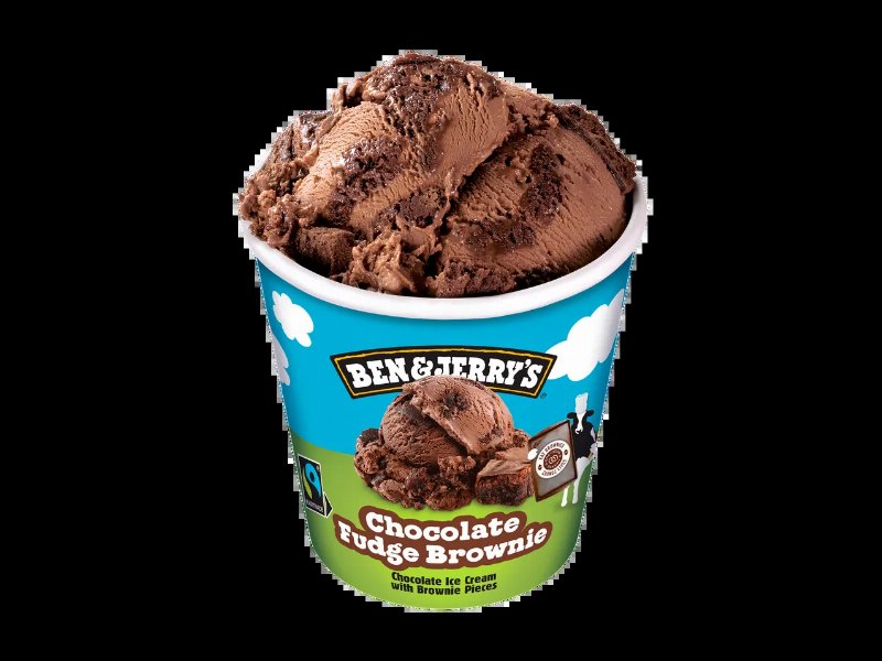 Gelado Chocolate Fudge Brownie