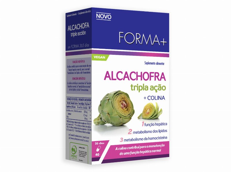 Suplemento Forma+ Alcachofra 40 Caps