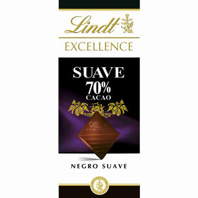 Tablete De Chocolate Negro Excellence Suave 70% Cacau Lindt 100 gr