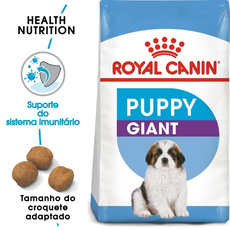 Ração Para Cão Puppy Gigante A Partir Dos 8 Meses Com Mais 45 kg 15 kg