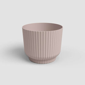 Vaso Redondo Miami Wavy 20 Cm Rosa Claro Artevasi
