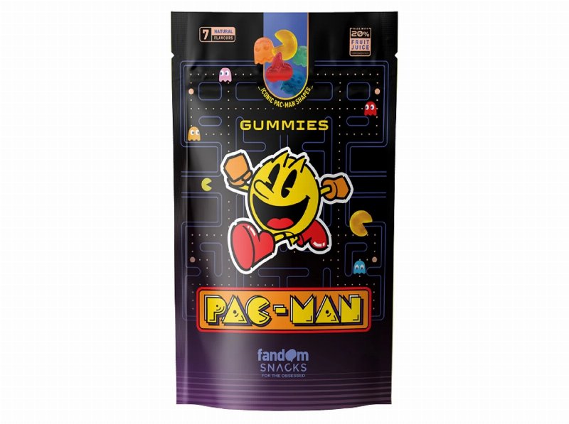 Gomas Pac-Man Gummies Natural Fruit Flavours 125 g